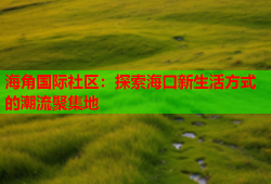 海角国际社区：探索海口新生活方式的潮流聚集地