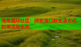 海角国际社区：探索海口新生活方式的潮流聚集地